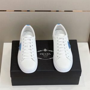 Prada Brushed Leather Sneakers - PS03-1