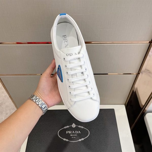 Prada Brushed Leather Sneakers - PS03-1