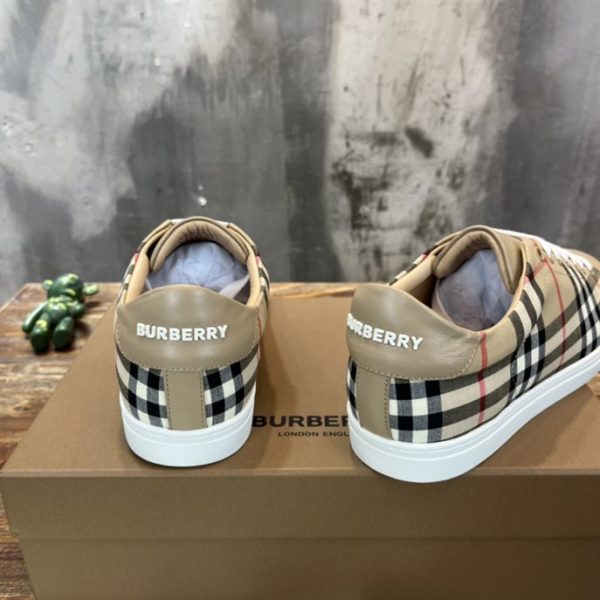 Burberry Vintage Check and Leather Sneakers - BS08