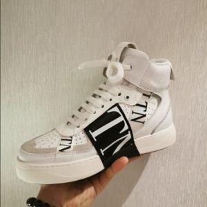 Valentino Garavani Mid-Top Calfskin VL7N Sneaker With Bands - VS11