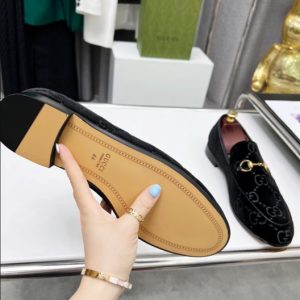 Gucci Jordaan GG Velvet Loafer - GL15