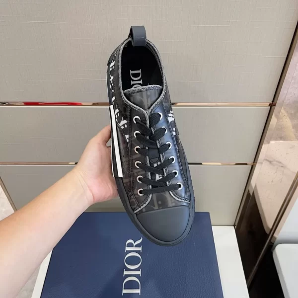 Dior B23 Low-Top Sneaker In Black - DS24