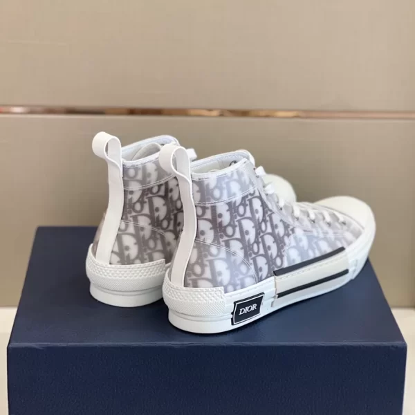 Dior B23 High-Top Sneaker In White and Black - DS29