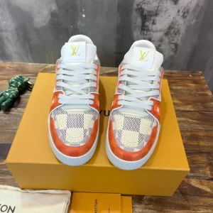 Louis Vuitton Trainer Sneaker In Orange - LS66