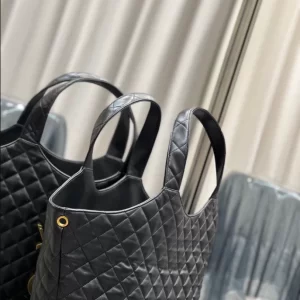 Saint Laurent Icare Maxi Shopping Bag in Quilted Lambskin - YST01