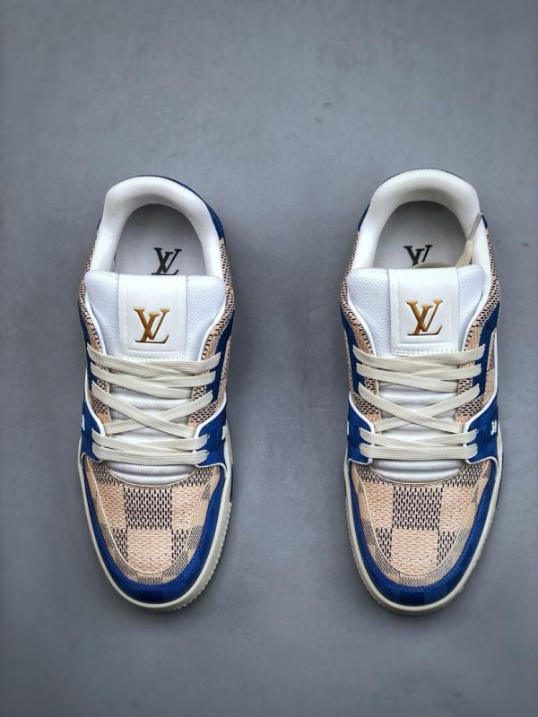 Louis Vuitton Trainer Sneaker In Blue- LS150