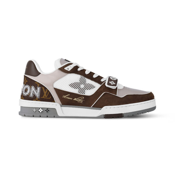 Louis Vuitton Trainer Sneaker In Moka Brown- LS121