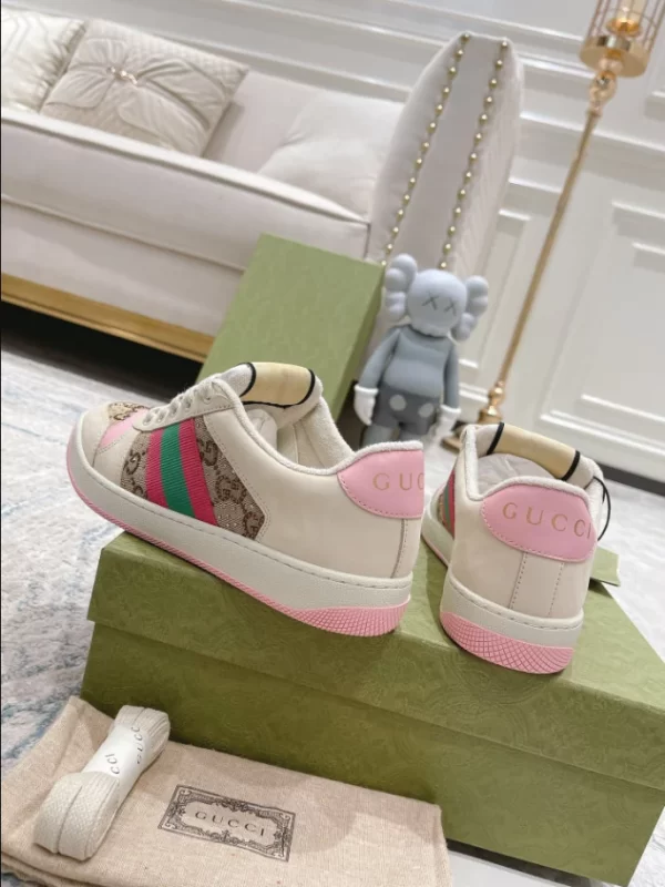 Gucci Screener Sneakers With Crystals - CS73