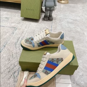 Gucci Screener Sneakers With Crystals - CS74