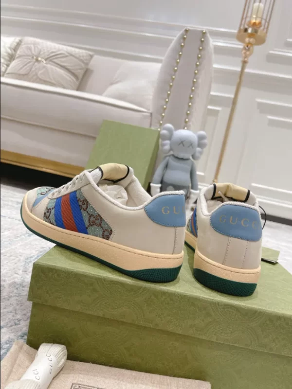 Gucci Screener Sneakers With Crystals - CS74