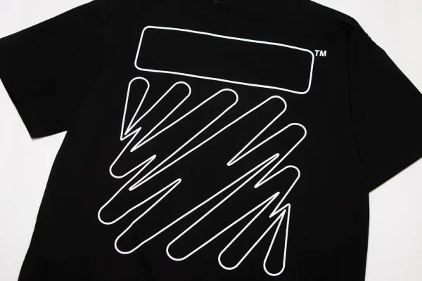 Wave Outline Diag Slim SS Tee