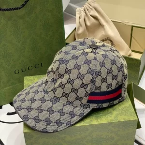 Gucci Original GG Canvas Baseball Hat With Web - C03