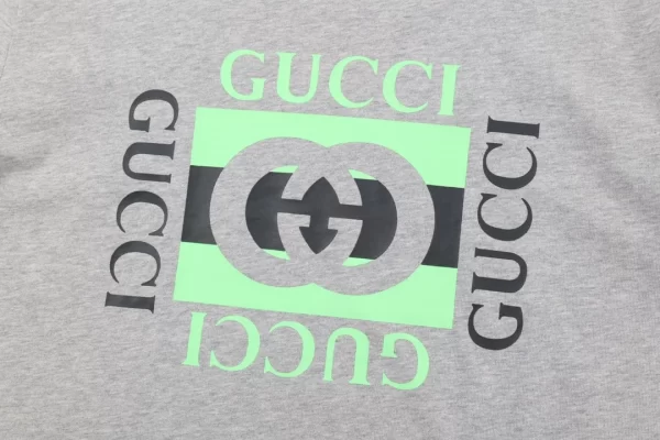 Cotton Jersey T-Shirt With Gucci Print - GT38