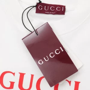 Cotton Jersey T-Shirt With Gucci Print - GT39