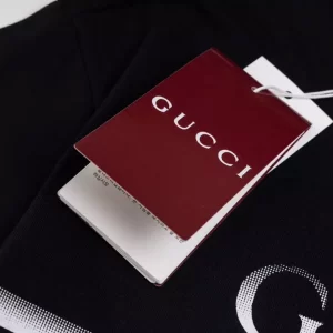 Cotton Jersey T-Shirt With Gucci Print - GT50