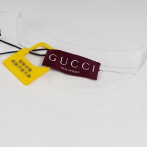 Cotton Jersey T-Shirt With Gucci Print - GT51