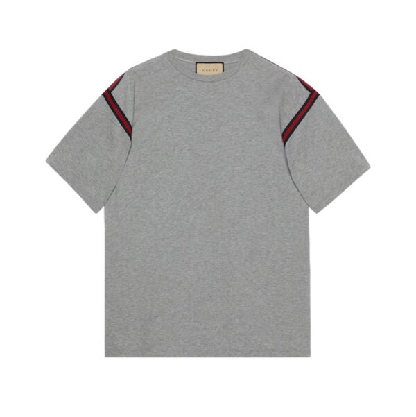 Gucci Cotton Jersey T-Shirt With Web - GT47