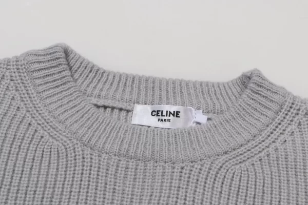 Celine Oversized Sweater In Ribbed Wool - HC02