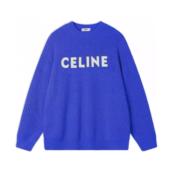 Celine Oversized Sweater In Ribbed Wool - HC05