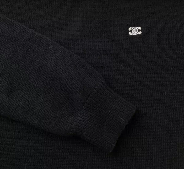 Celine Triomphe Crew Neck Sweater In Wool and Cashmere - HC07