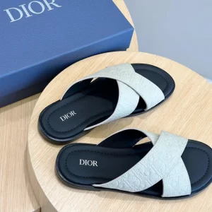 Dior Alias Sandal Beige Dior Gravity Leather - SD14