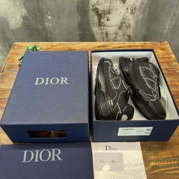 Dior B30 Sneaker Black Mesh and Technical Fabric – DS96