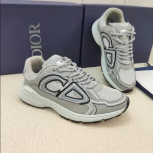 Dior B30 Sneaker Gray Mesh and Technical Fabric - DS90