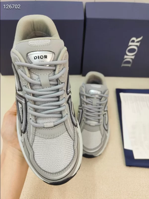 Dior B30 Sneaker Gray Mesh and Technical Fabric - DS90