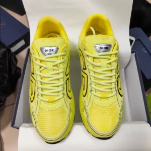 Dior B30 Sneaker Yellow Mesh and Technical Fabric - DS87