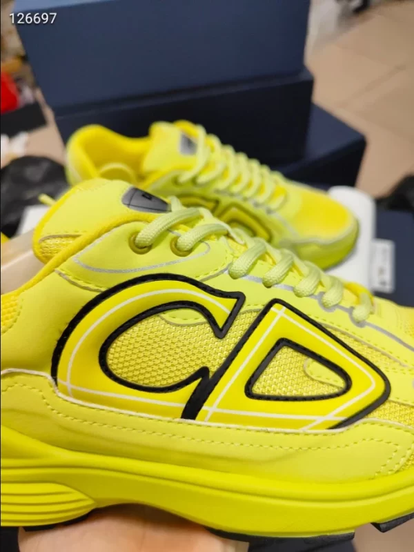 Dior B30 Sneaker Yellow Mesh and Technical Fabric - DS87