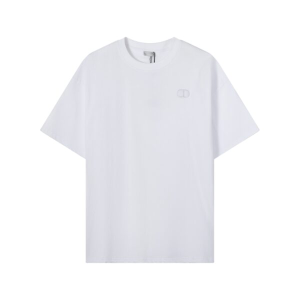 Dior CD Icon Relaxed-Fit T-Shirt White Cotton Jersey - DT37