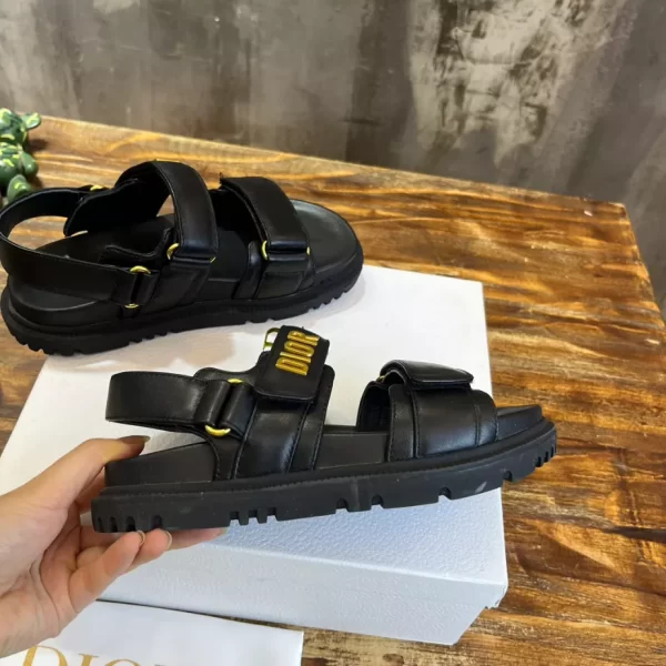 Dioract Sandal Black Lambskin - SD11