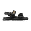 Dioract Sandal Black Quilted Cannage Calfskin - SD01