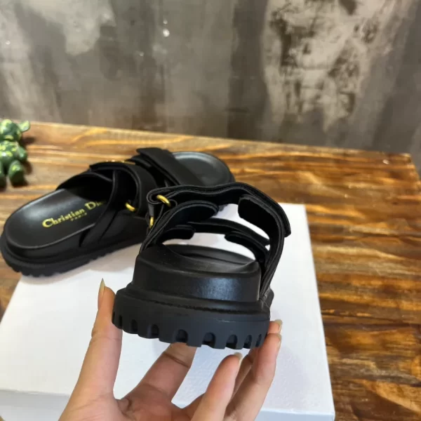 Dioract Slide Black Lambskin - SD18