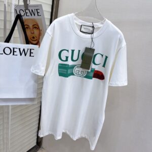 Gucci lipstick Print Print Cotton T-shirt - GT59