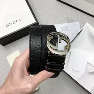 Reversible Gucci Signature Belt - GB09