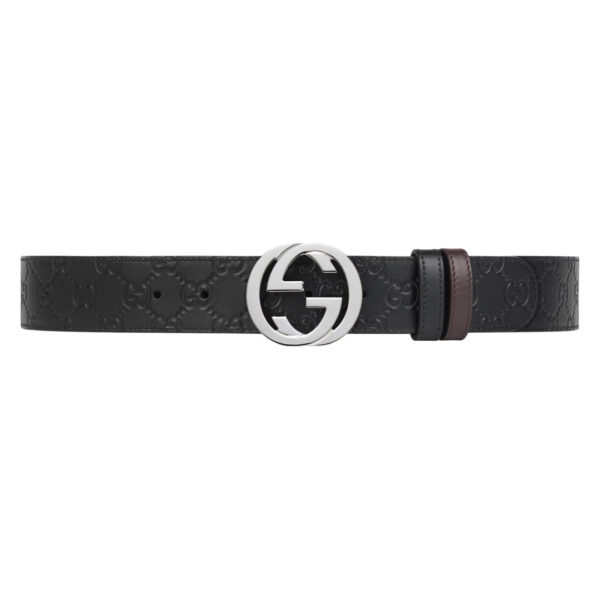 Reversible Gucci Signature Belt - GB09