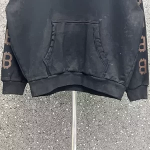 Balenciaga Crypto Hoodie Medium Fit in Black - HB07