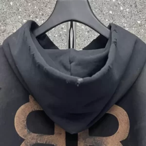 Balenciaga Crypto Hoodie Medium Fit in Black - HB07