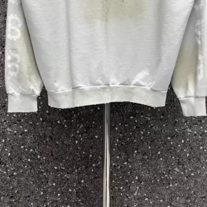 Balenciaga Crypto Hoodie Medium Fit in White - HB08