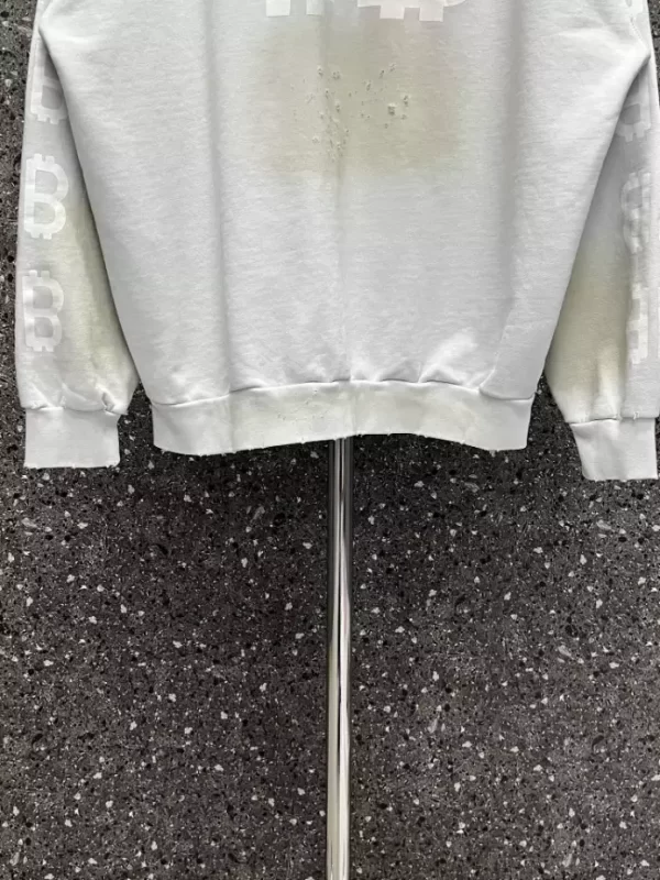 Balenciaga Crypto Hoodie Medium Fit in White - HB08