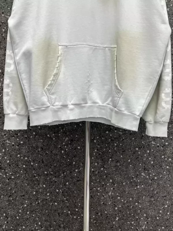 Balenciaga Crypto Hoodie Medium Fit in White - HB08