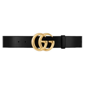 Gucci Marmont Leather Belt With Shiny Buckle - GB24