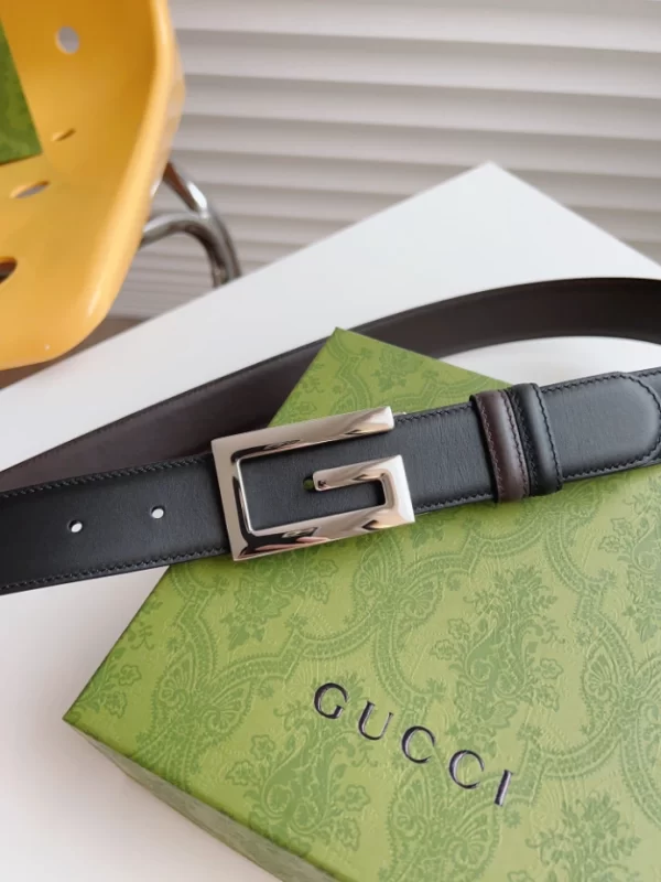 Gucci Reversible Belt With Square G Buckle - GB30