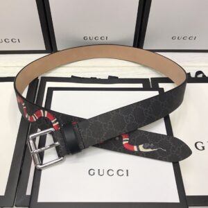 Gucci Snake Print Supreme Belt - GB16