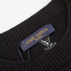 LV Embroidered Signature Merino Crewneck - HL13