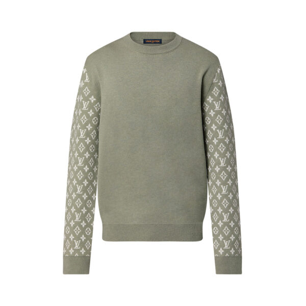 LV Long-Sleeved Cashmere Mix Signature Crewneck - HL41