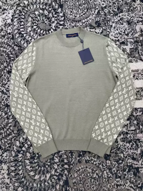 LV Long-Sleeved Cashmere Mix Signature Crewneck - HL41