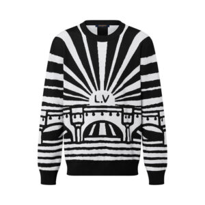 LV Merino Wool Jacquard Pullover - HL43