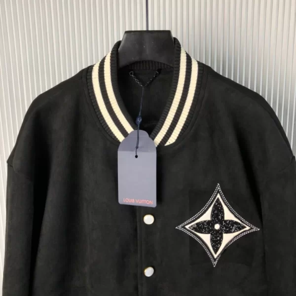 Louis Vuitton Embellished Lambskin Bomber Blouson - LK29